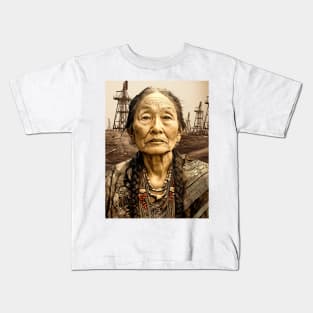 Osage Nation: Indigenous Oklahoma Osage Woman Kids T-Shirt